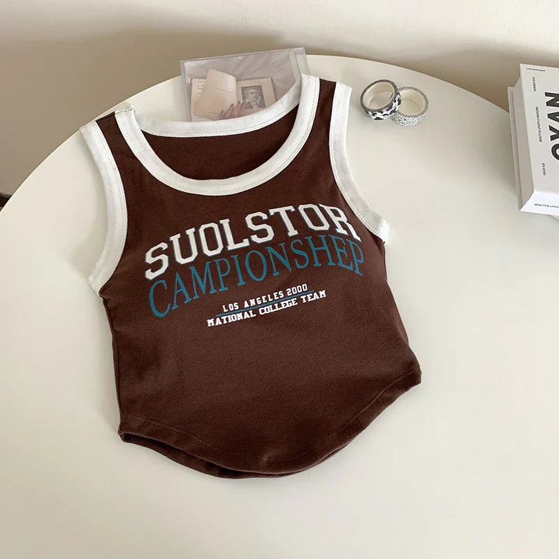 SOULSTAR Written Light Padded Vest/Camisole
