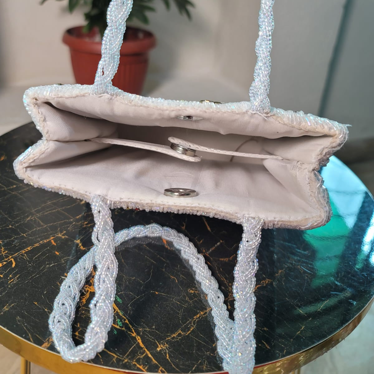 Beaded Floral Bag