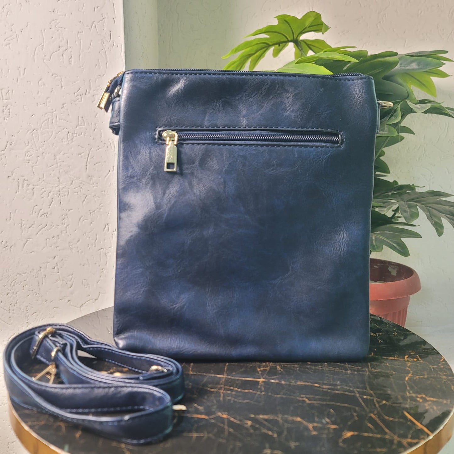 Versatile Crossbody Bag with Tassel