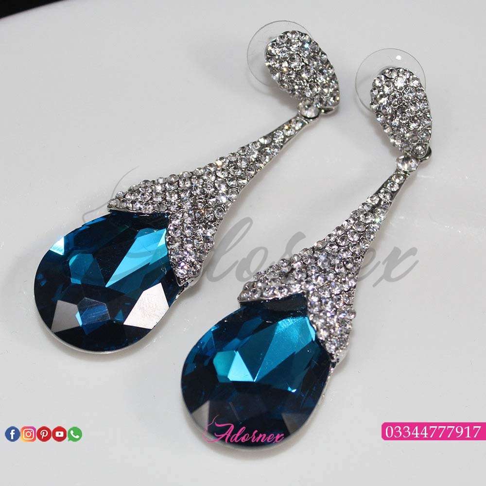 Royal Blue Drop Earring