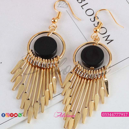 Golden Dangle Earring