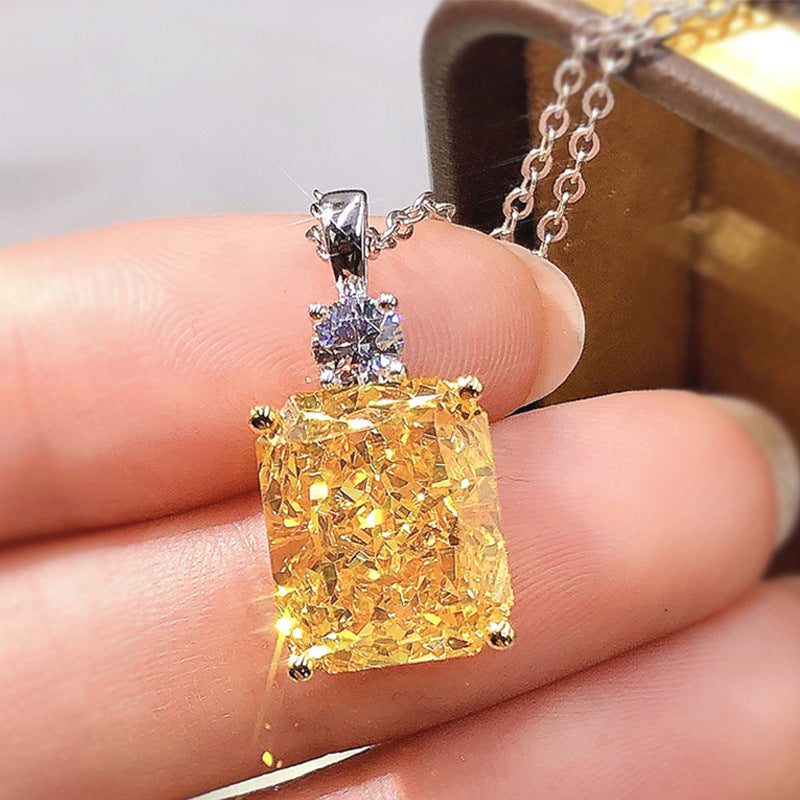 Yellow Sphene Pendant