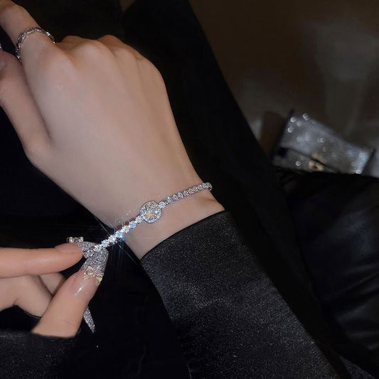 Halo Silver Bracelet