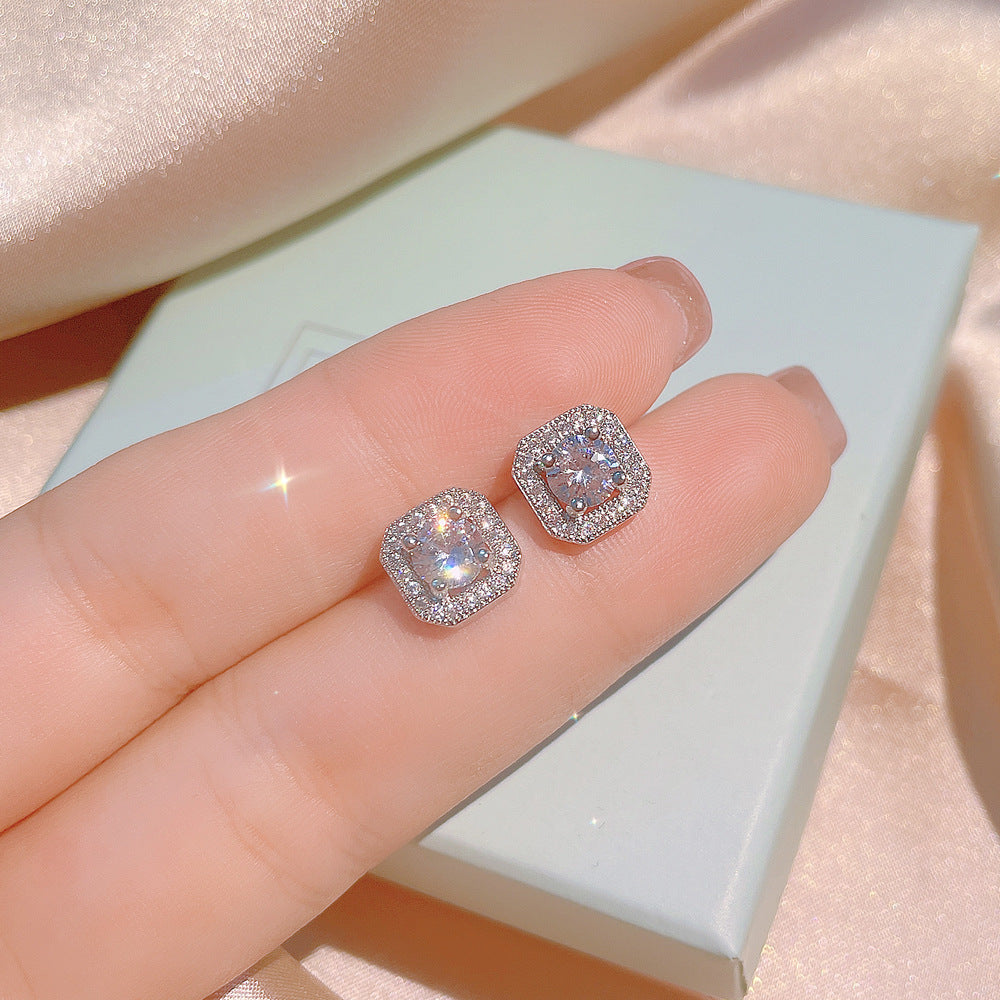 Italian Silver Zircon Set