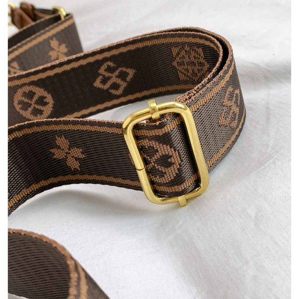 Elegant Tan Mini Top Handle Bag with Gold Hardware