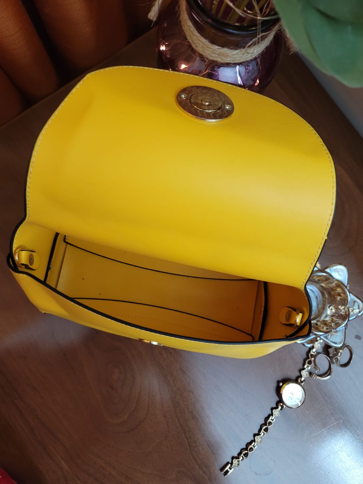 Yellow Crossbody Bag