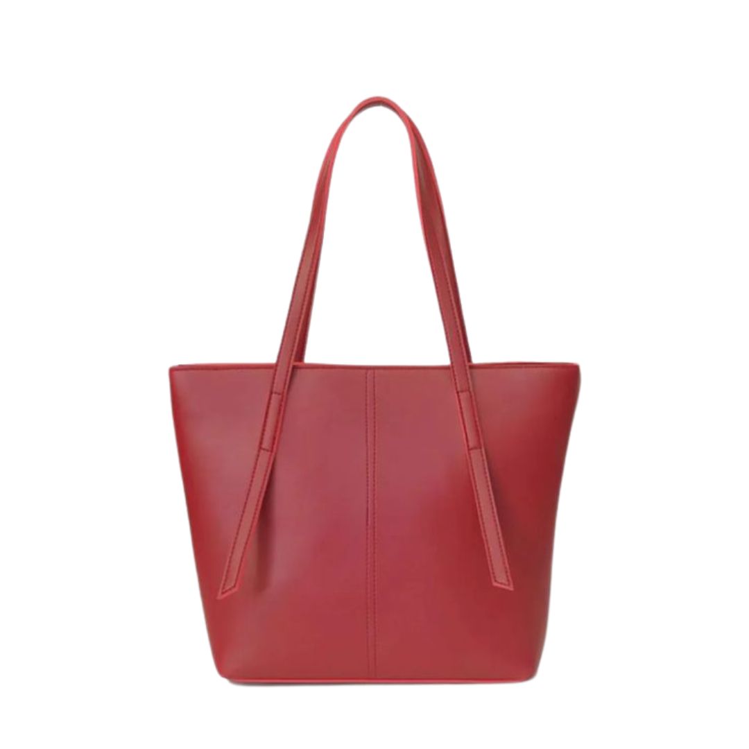 Stylish Red Tote Bag